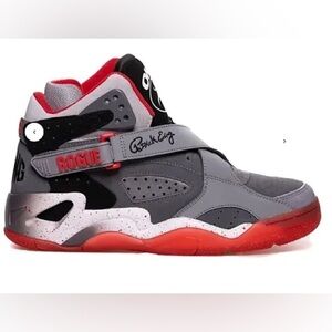 Patrick Ewing Rogue Men’s Sneakers - Size 7 (Grey, Red, and Black)